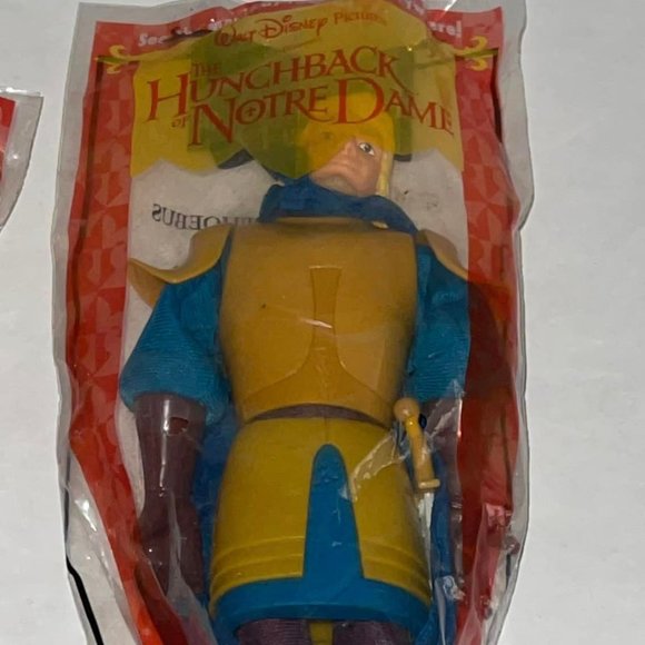 1996 set of4 BURGER KING HUNCHBACK OF NOTRE DAME plush figures New in package - Picture 4 of 12